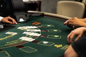 Live dealer blackjack table with multiple camera angles and player interface on bizz77 login mobile app